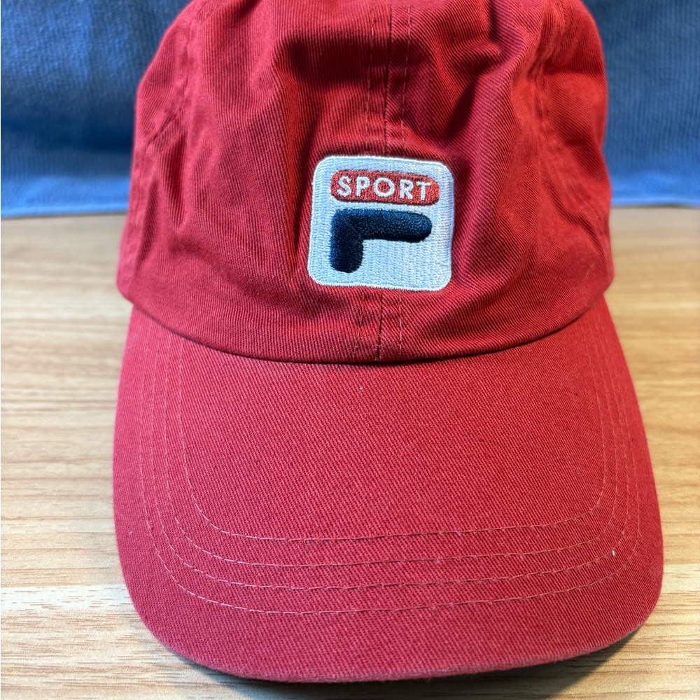 Fila Vibrant Red Cotton Cap